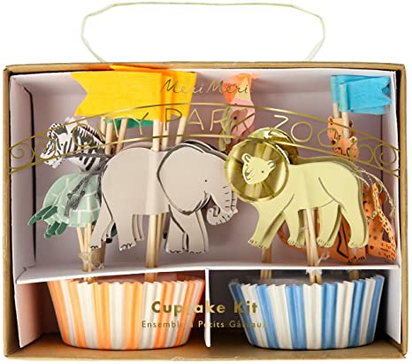 Jungle Animals Cupcake Kit