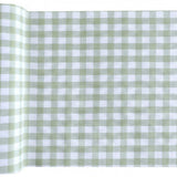 Green Vichy Table Runner