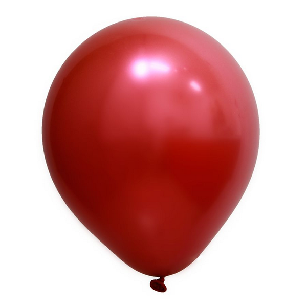 Balão Latex Vermelho Metalizado