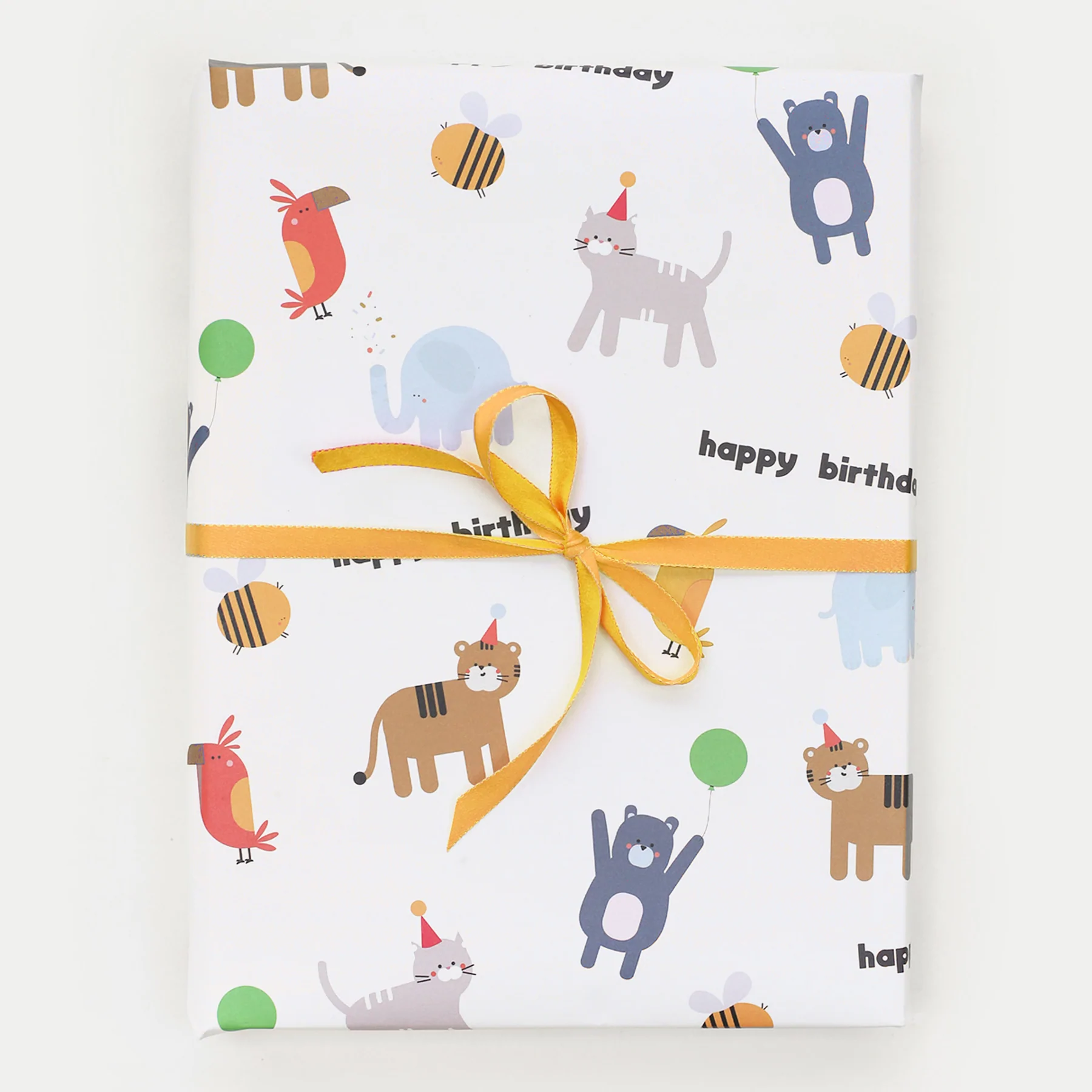 Birthday Animals Wrapping Paper