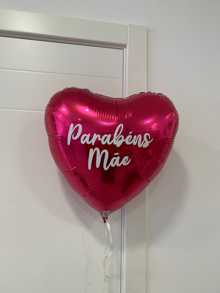 Balão Personalizado Coração (2 palavras)