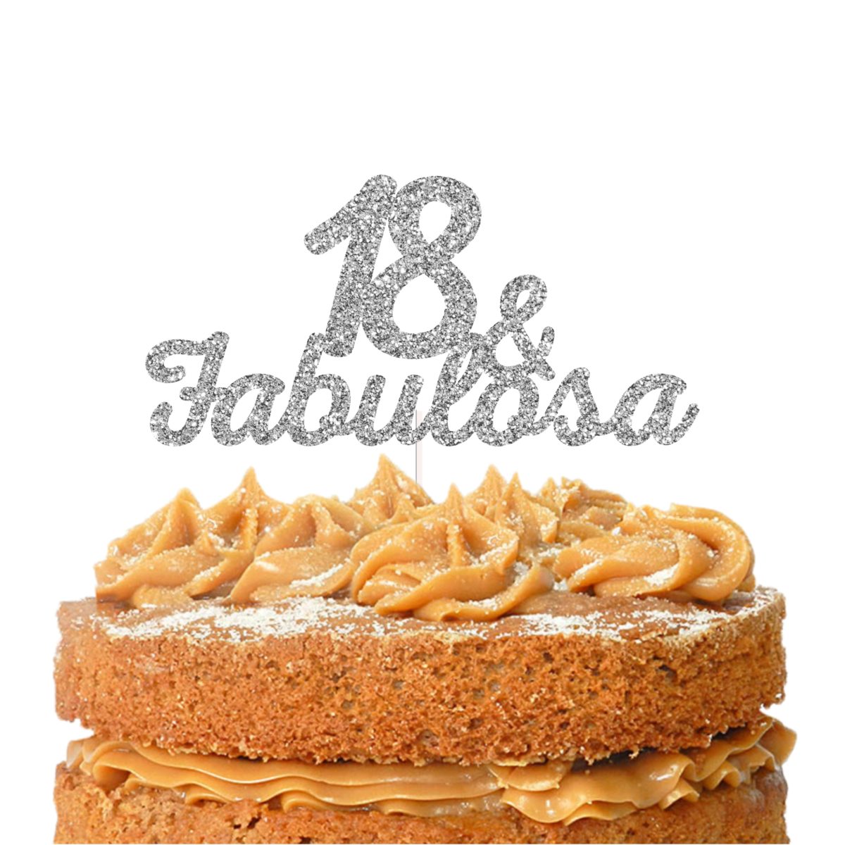18 Cake Topper and Fabulous Glitter