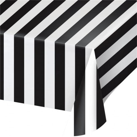 Black Striped Towel