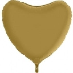 Balão Foil Coração Dourado
