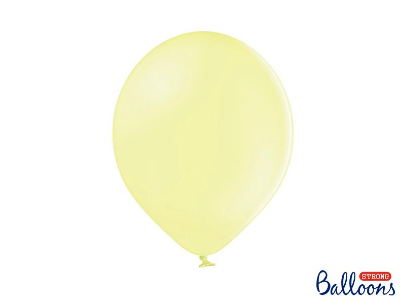 Balão Latex Amarelo Pastel 12 Cm