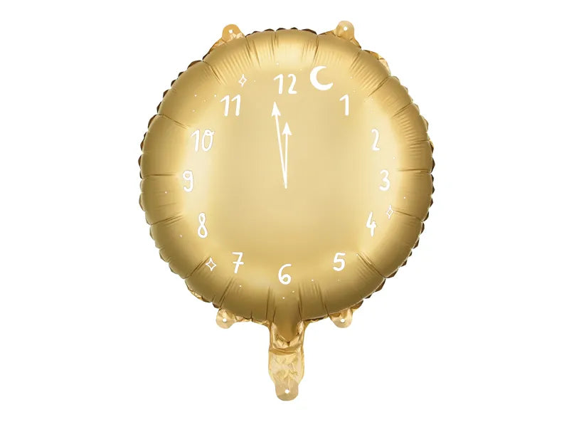 Balão Foil Clock - Dourado