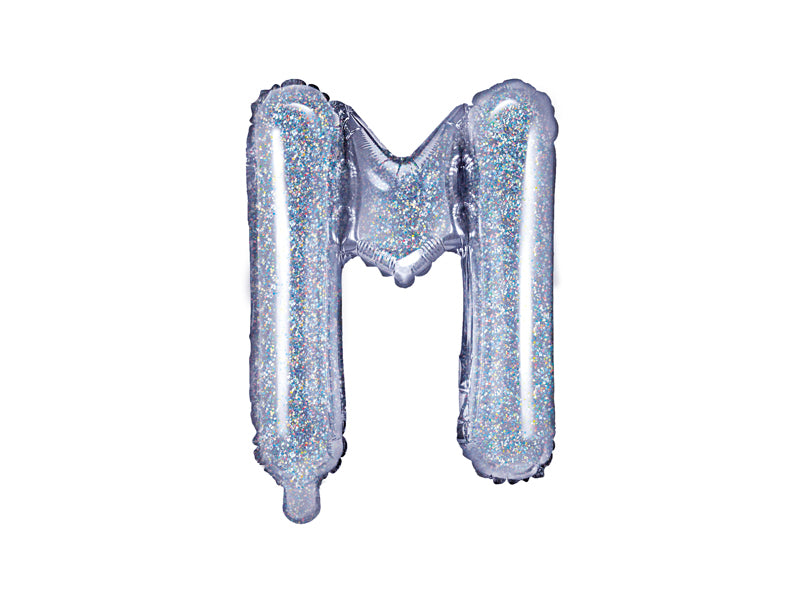 Holographic Foil Letter M Balloon