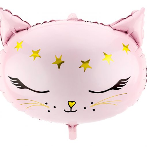 Pink Cat Foil Balloon