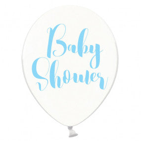 Balão Latex Estampado Baby Shower Azul
