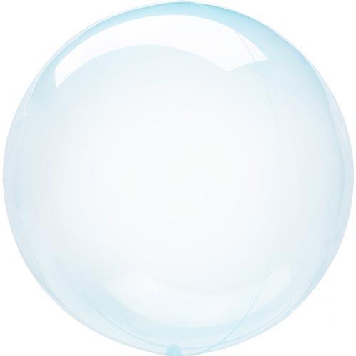 Blue Crystal Clear Balloon