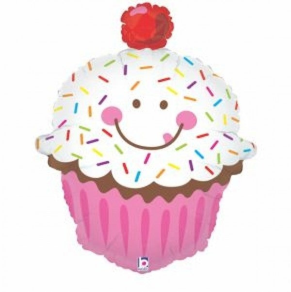 Balão Foil Cupcake com sprinkles