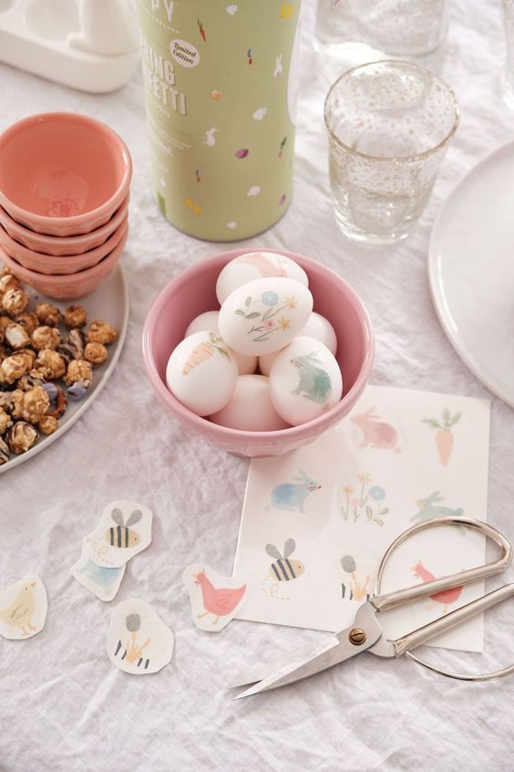 Tatuagens Decoração Ovos Páscoa