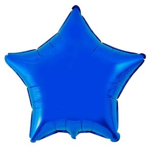 Balão Foil Estrela Azul