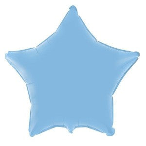 Baby Blue Star Foil Balloon