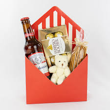 Caixa Envelope Vermelha com Bolinhas