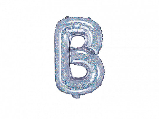 Holographic Foil Letter B Balloon