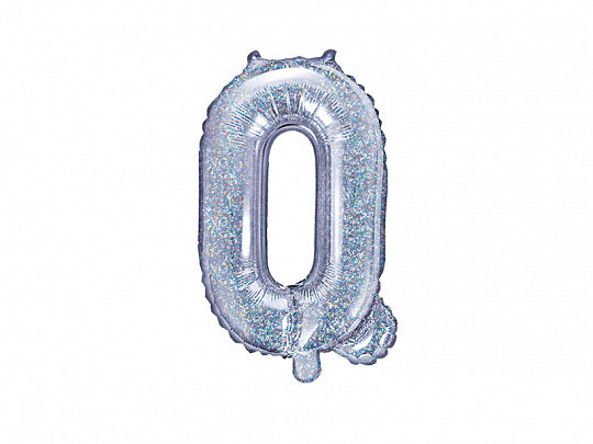 Holographic Foil Letter Q Balloon