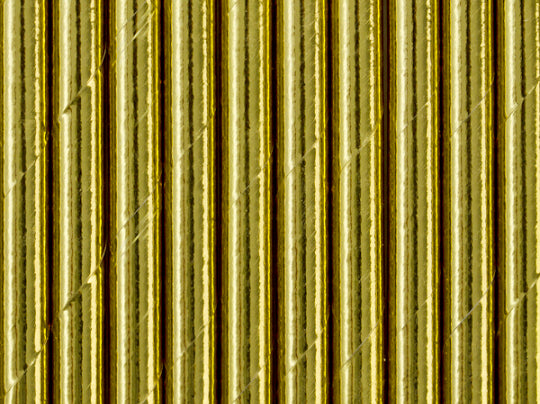 Golden card straws