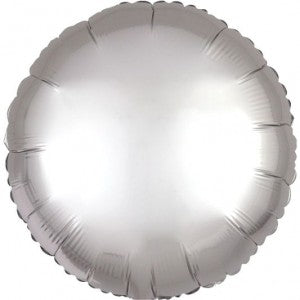 Balão Foil Redondo Prateado