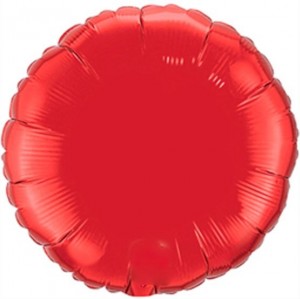 Balão Foil Redondo Vermelho