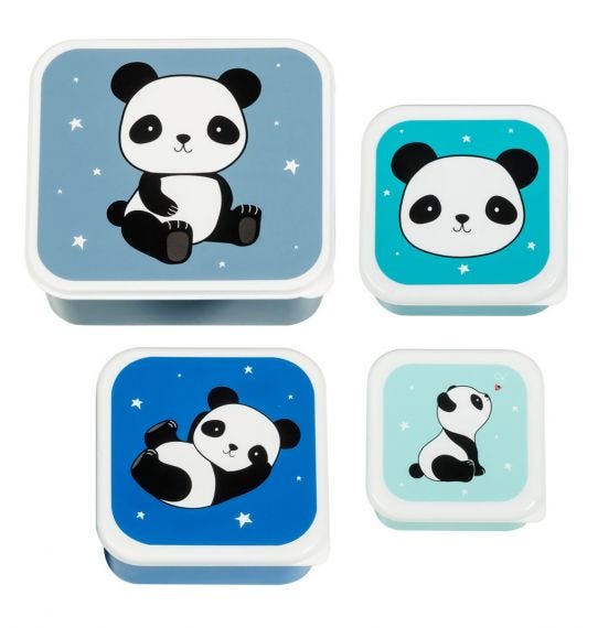 Set of 4 Panda Boxes