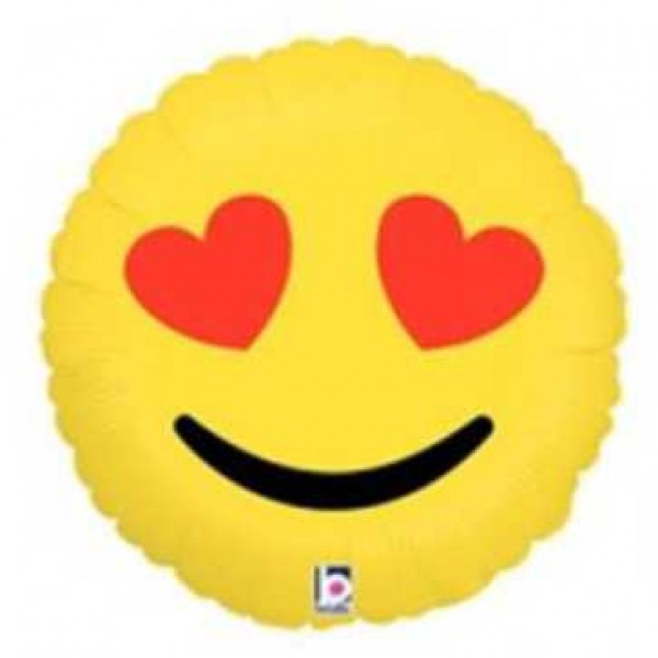 Balão Foil Emoji Coração