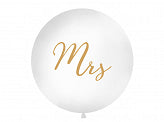 Mrs Golden Giant Latex Balloon
