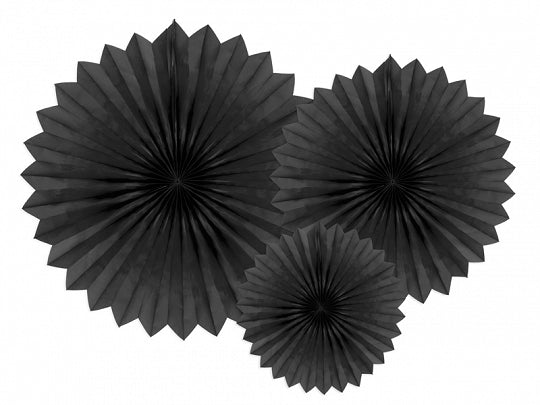 Rosettes Black Paper