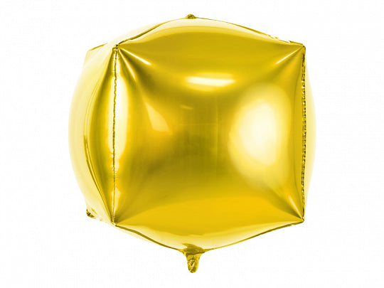 Balão Cubo Dourado