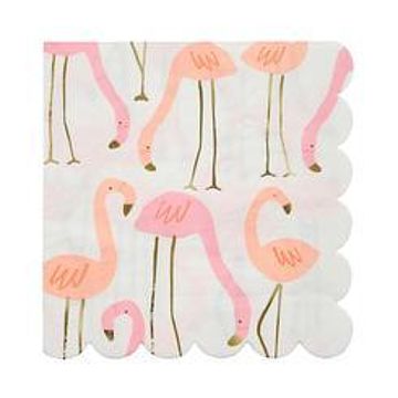 Flamingos napkins (large)