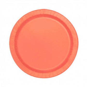 Coral Round Plates (small)