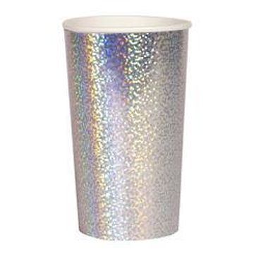 Glossy Holographic Tall Cups