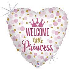 Balão Foil Welcome Little Princess