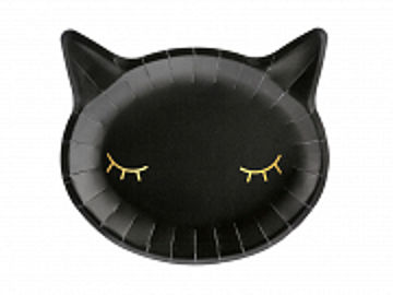 Black cat dishes