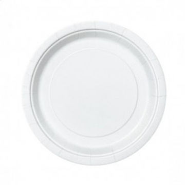 Round Plates White (small)
