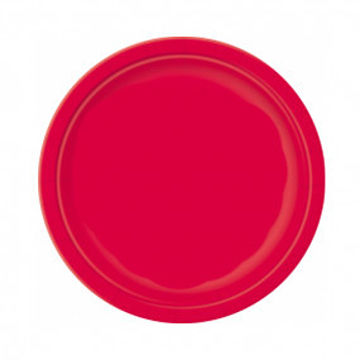 Round Plates Red (small)