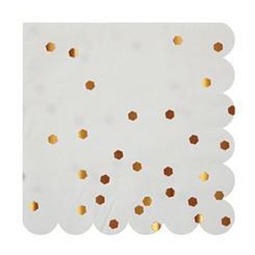 Napkins Rosa Gold Confetti (small)