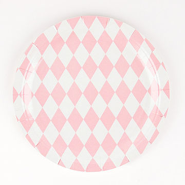 Pink Rhombus Dishes