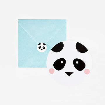 Panda Party Invitations