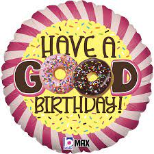 Happy Birthday Rainbow Foil Balloon - 45cm